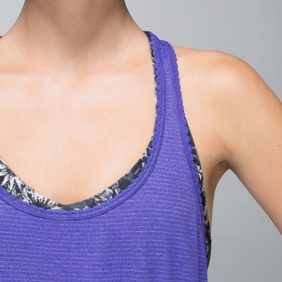 Lululemon 105 F Singlet - Heathered Bruised Berry - Picture 3 of 6